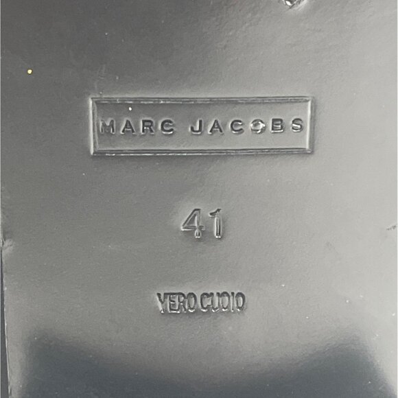 Marc Jacob’s Black Leather Gem Rhinestone Strap Dress Shoes Sz 41 (9.5 US) - Picture 10 of 10